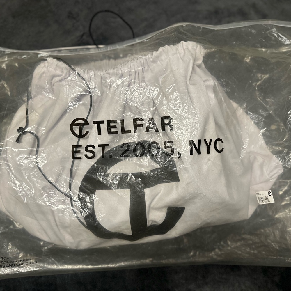 Telfar Black Leather Bag